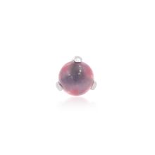 Load image into Gallery viewer, Junipurr Jewelry - Prong-set Ball with Rose Quartz