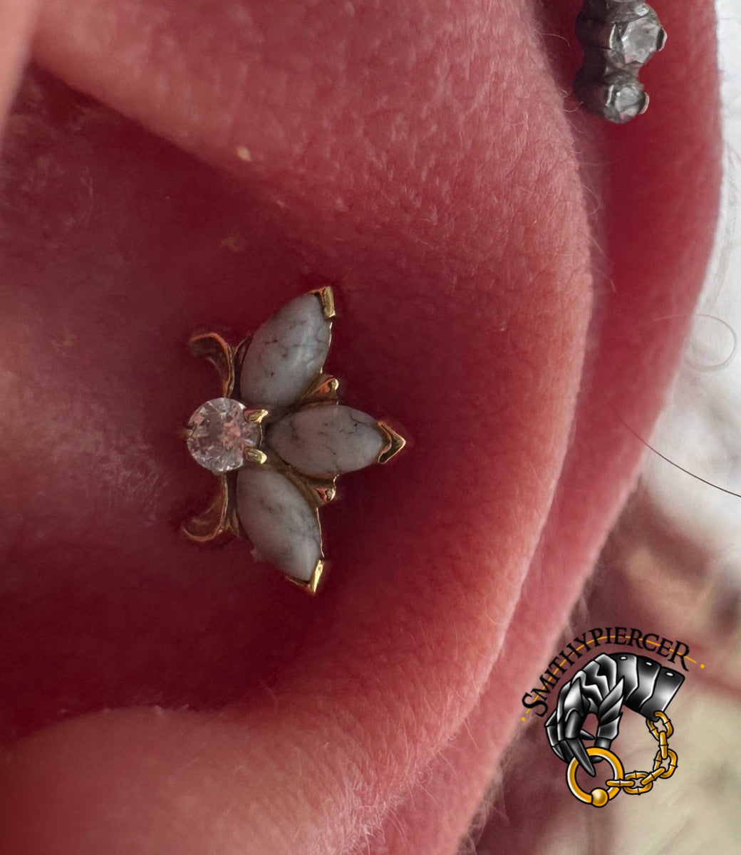 The royal lily. Pierced by Jordan – Utopia Body Arts