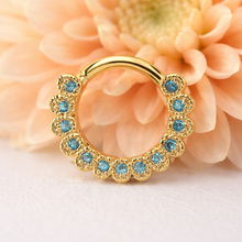 Load image into Gallery viewer, Santa Rosa | By BVLA| Ocean blue diamonds
